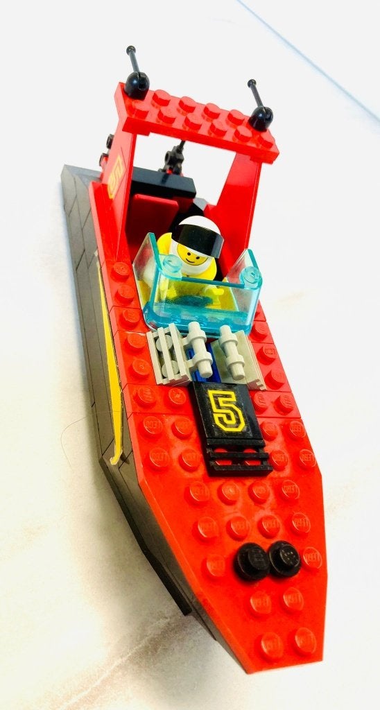 Lego Boats Dark Shark 6679 (1991), Verzenden, Gebruikt, Complete set, Lego