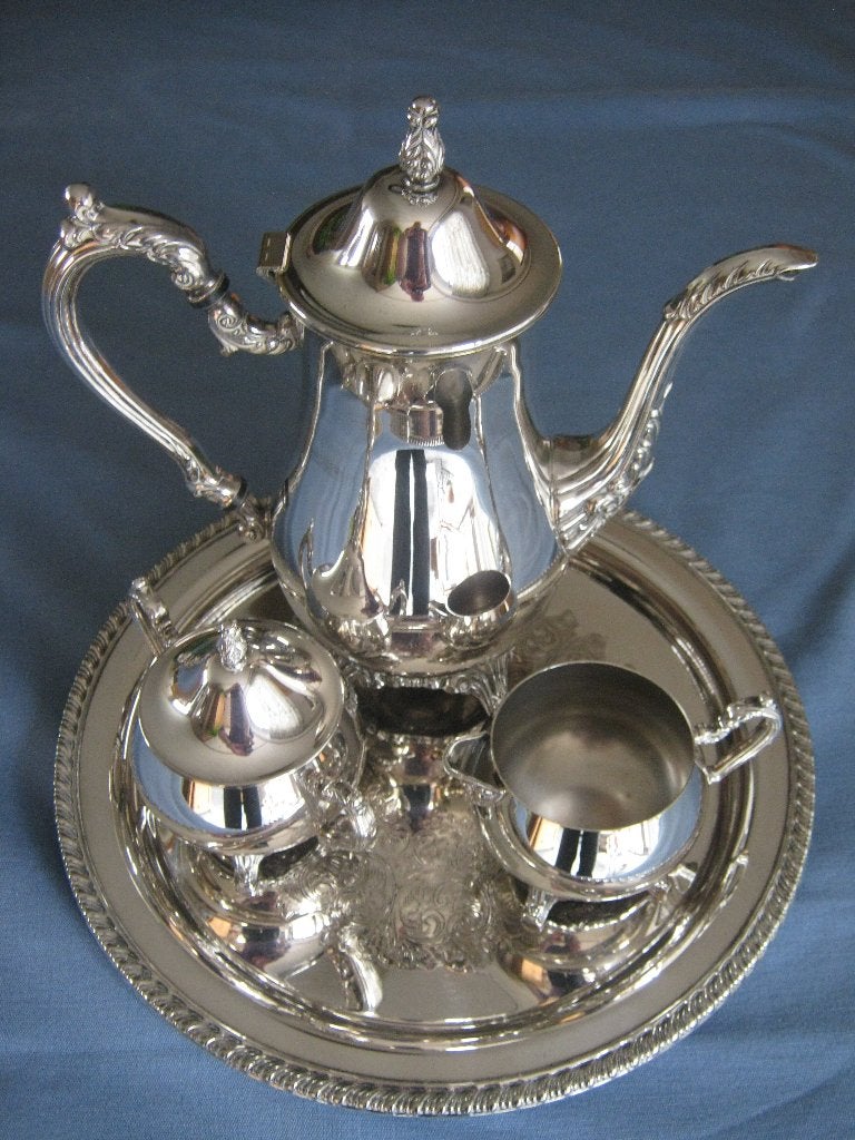 Koffie serveerset (Oneida (USA), Du Maurier) (verzilverd), Ophalen