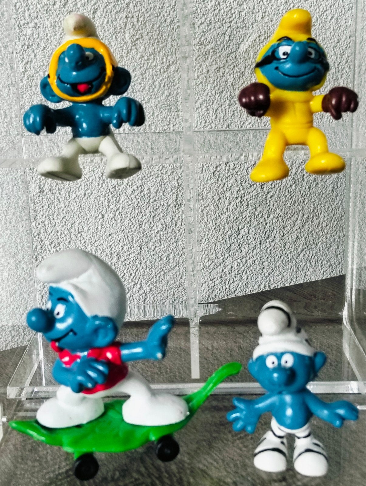 Vintage Smurfen  - Schleich, W. Germany, Hong Kong, Verzamelen, Ophalen of Verzenden, Gebruikt, Verschillende Smurfen, Poppetje, Figuurtje of Knuffel
