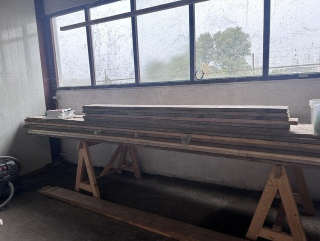 Gebruikte steigerdelen, Doe-het-zelf en Verbouw, Ophalen, Gebruikt, 25 tot 50 mm, Plank