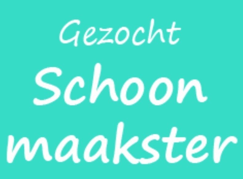 Gezocht huishoudelijk hulp/ schoonmaakster, Vacatures, Overige uren, Overige niveaus, Vanaf 3 jaar, Overige vormen