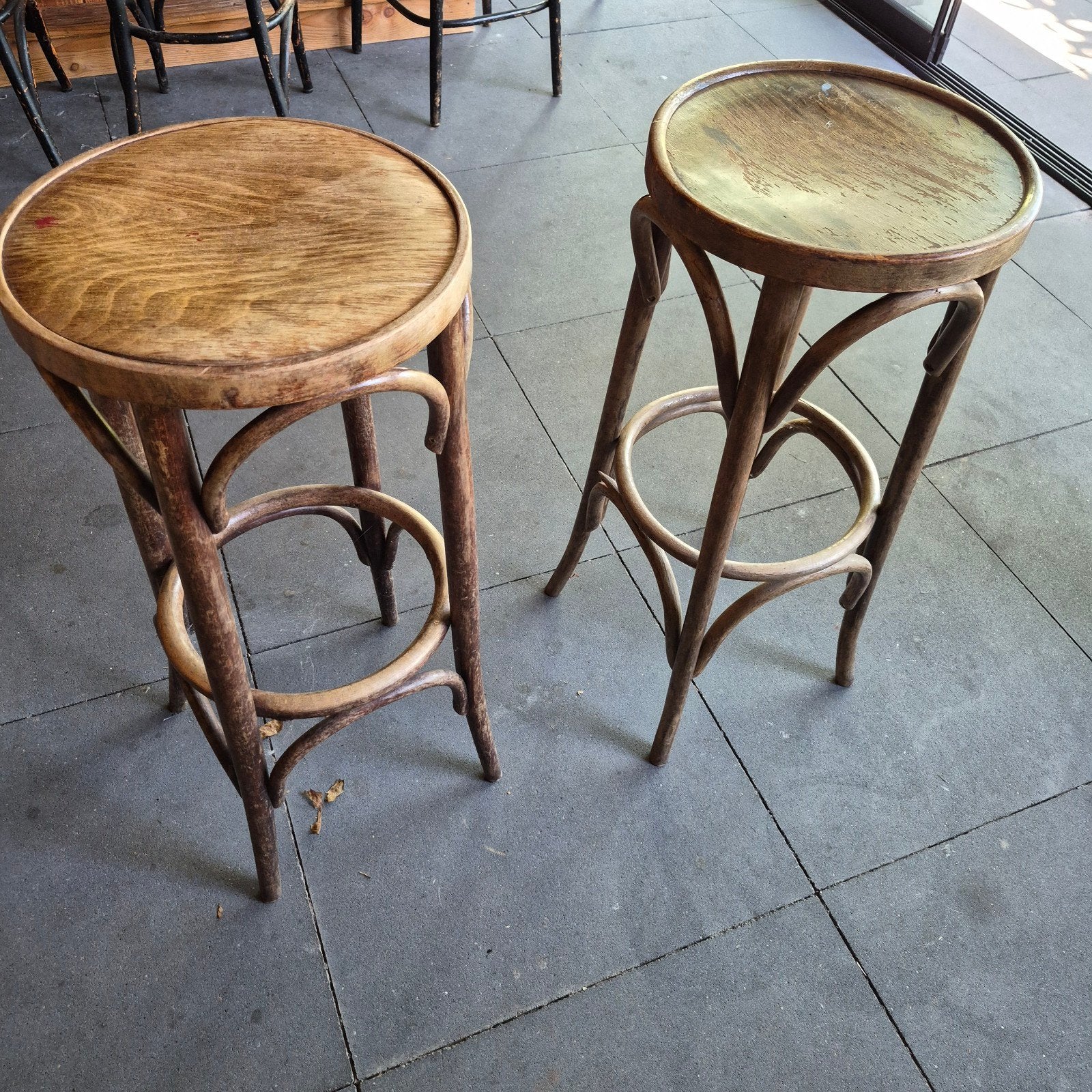 thonet barkruk, 2 krukken, Ophalen, Gebruikt, 60 tot 90 cm