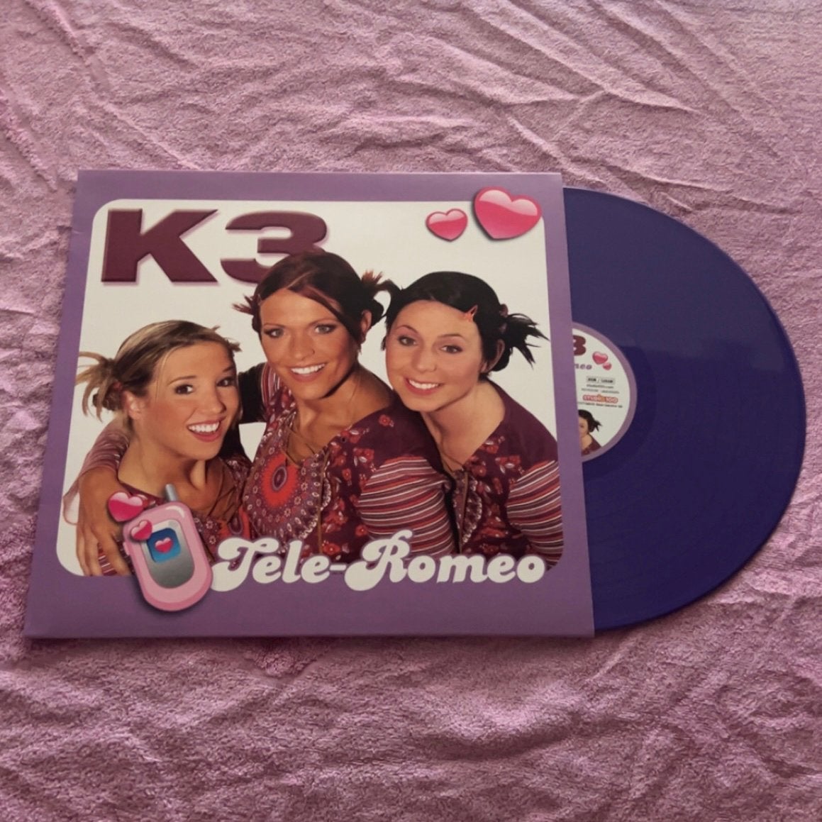K3 - Tele-Romeo (Paars vinyl, limited edtion), Ophalen of Verzenden, Zo goed als nieuw