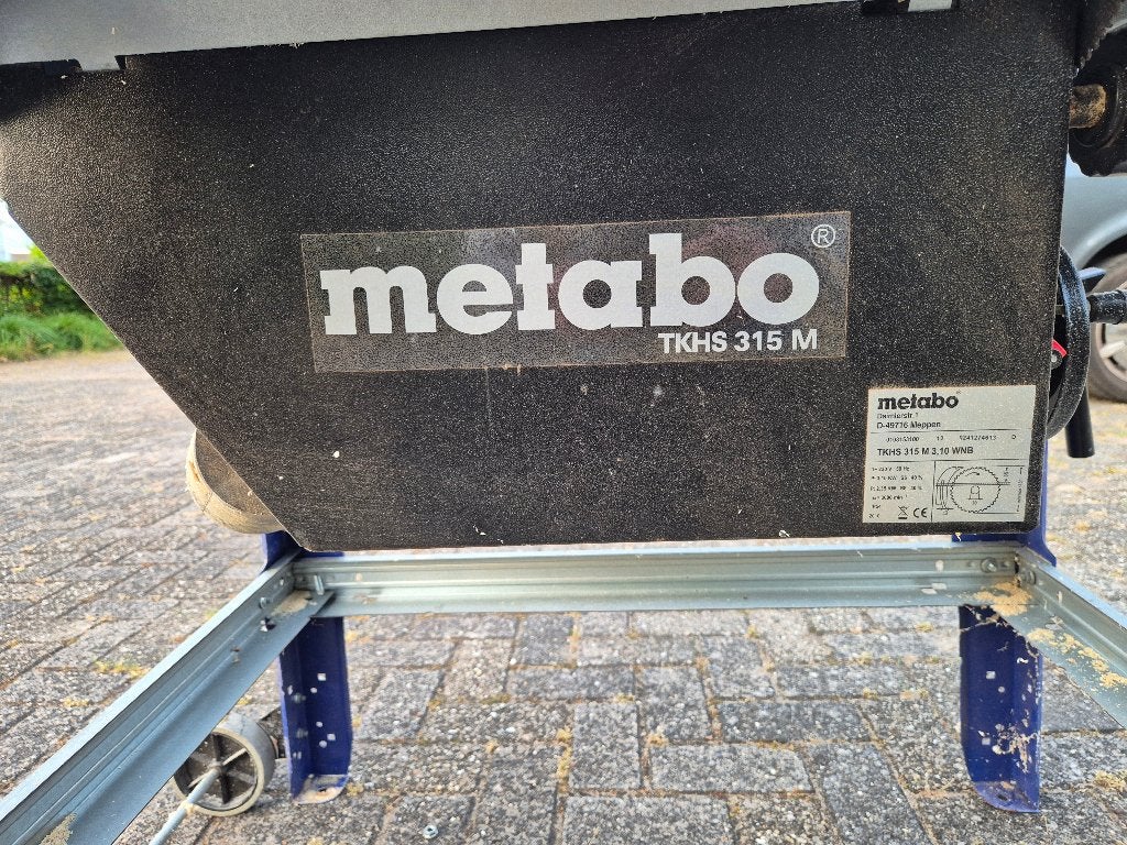 Metabo TKHS 315 M tafelzaag, Ophalen, Gebruikt, Cirkelzaag, 70 mm of meer