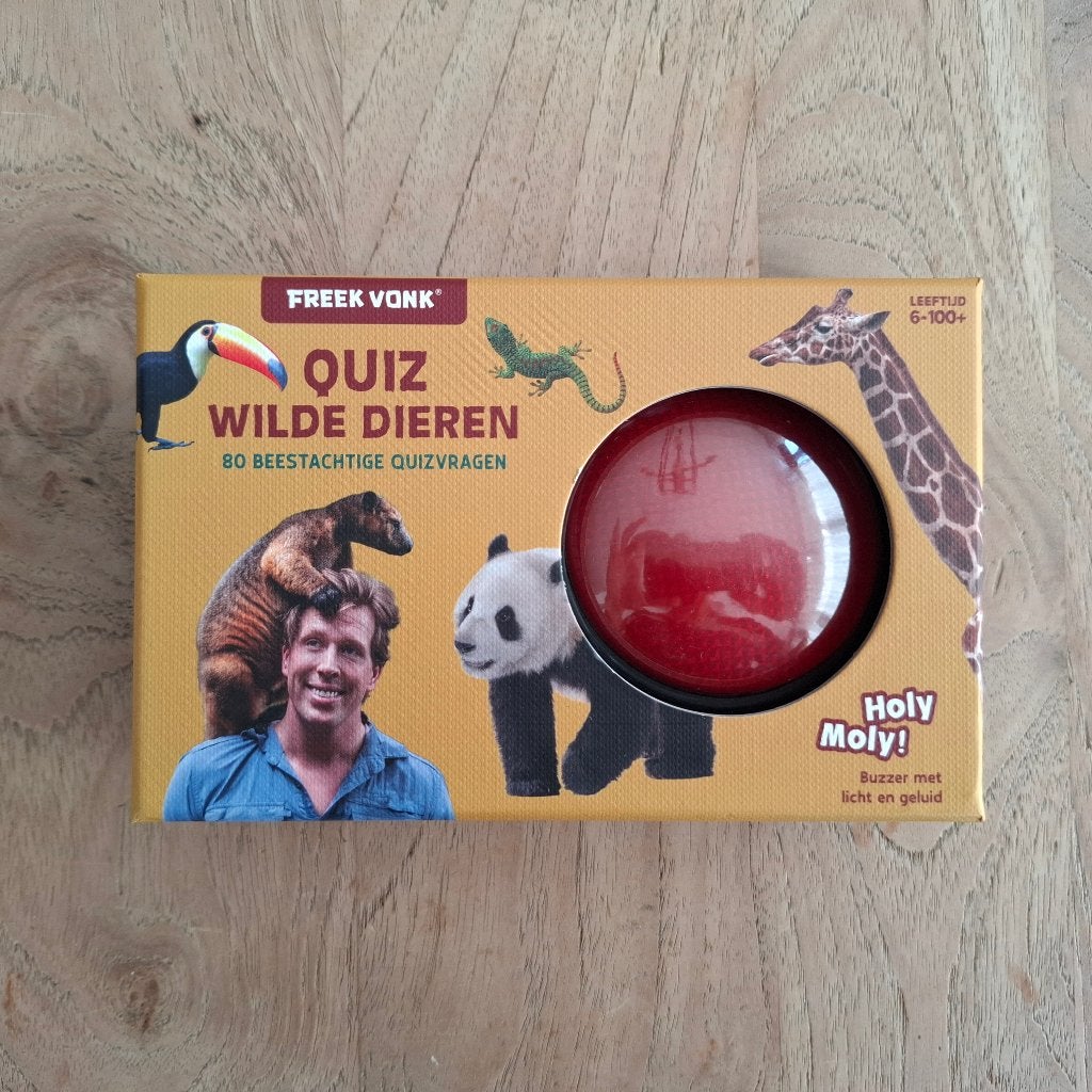 Freek Vonk Quiz wilde dieren, Vijf spelers of meer, Ophalen, Zo goed als nieuw, Game on!