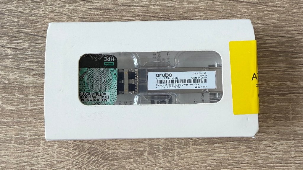 HP Aruba 10G SFP+ LC SR J9150D 300m MMF XCVR Transceiver, Computers en Software, Ophalen, Nieuw
