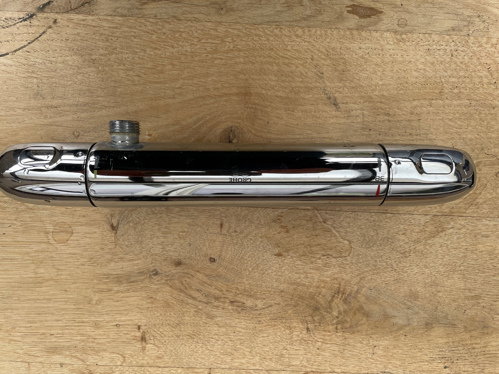 Grohe Douchekraan Thermostatisch Chroom, Ophalen of Verzenden, Gebruikt, Chroom, Douche