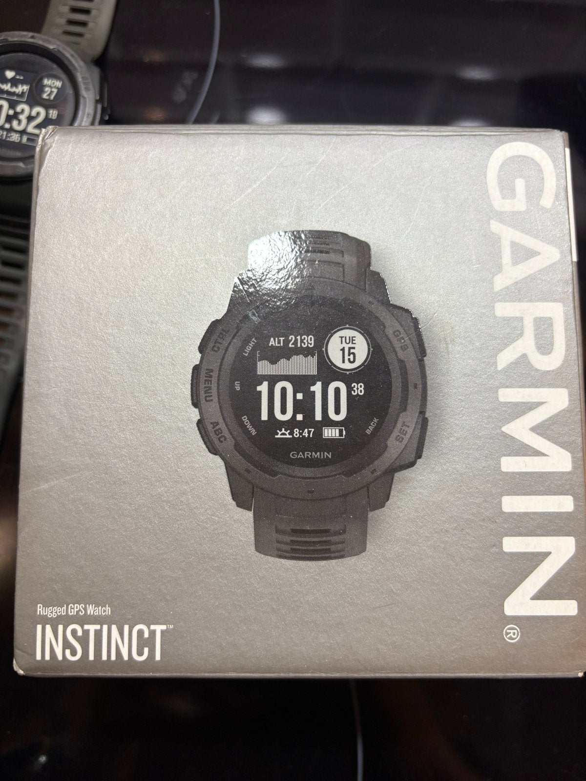 Garmin Instinct GPS Smartwatch, Zwart, Ophalen of Verzenden, Waterdicht, Android