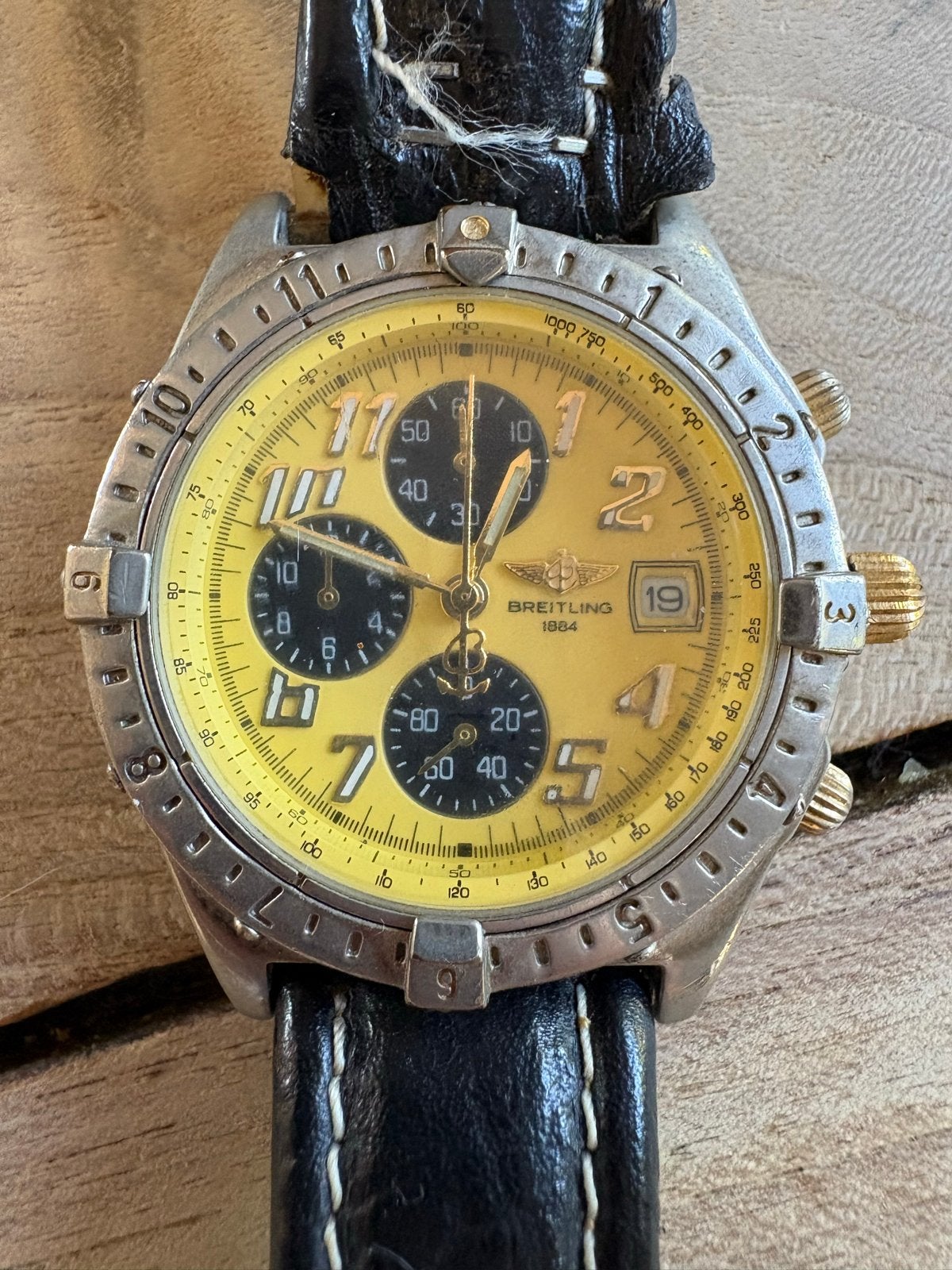 Breitling Chronomat B13048 Polshorloge - Quartz, Ophalen of Verzenden, Staal, Polshorloge