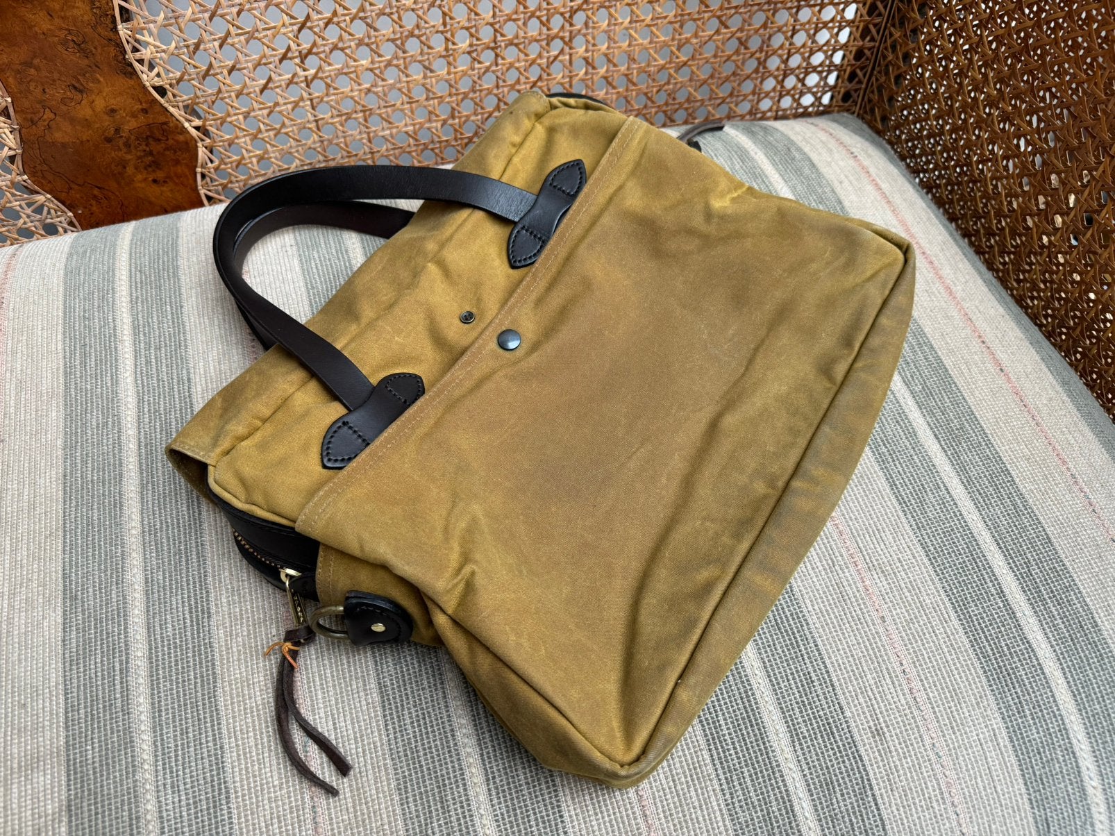 Nieuw Filson Tin Cloth Tan Briefcase Tas Bag Made in USA, Ophalen of Verzenden, Nieuw, Beige