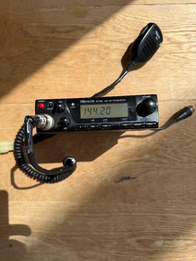 Albrecht AE 560 VHF FM Transceiver, Ophalen of Verzenden, Zender en Ontvanger