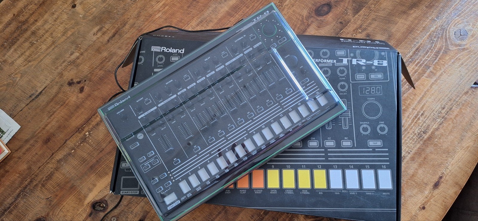 Roland TR-8 Drumcomputer +7x7 uitbreiding, Ophalen of Verzenden, Zo goed als nieuw, Roland