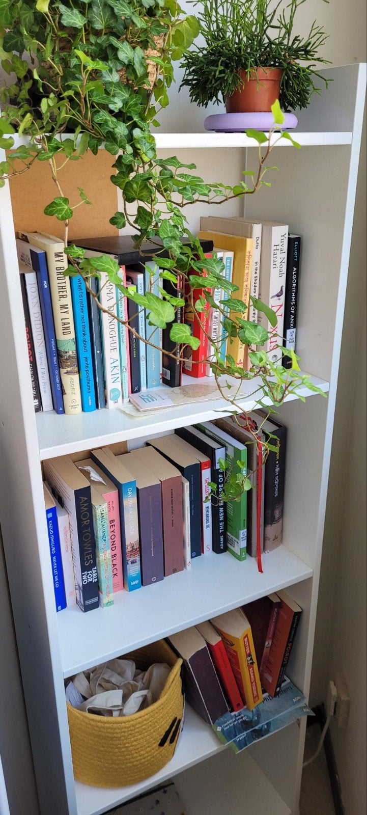 Witte Boekenkast - BAGGEBO (IKEA) in goede staat, Huis en Inrichting, Kasten | Boekenkasten, Ophalen, Gebruikt, 50 tot 100 cm