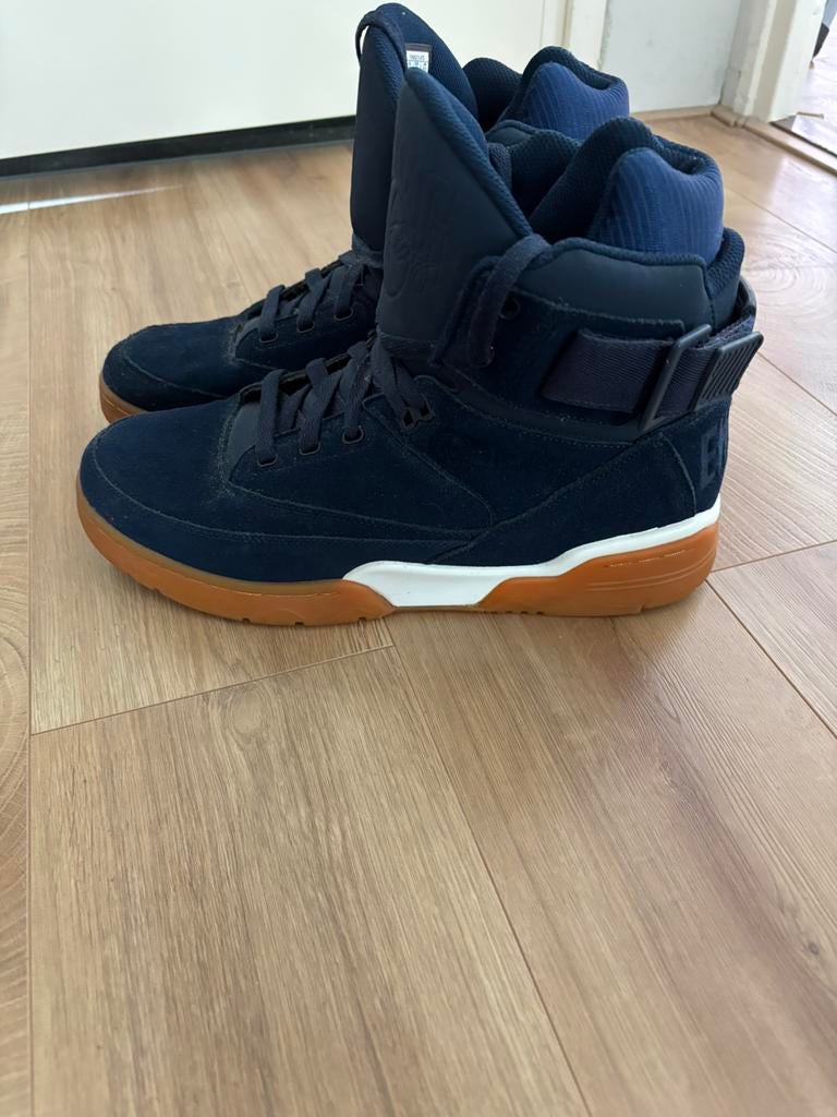 Patrick Ewing sneakers maat 46, Kleding | Heren, Schoenen, Ophalen, Zo goed als nieuw, Blauw