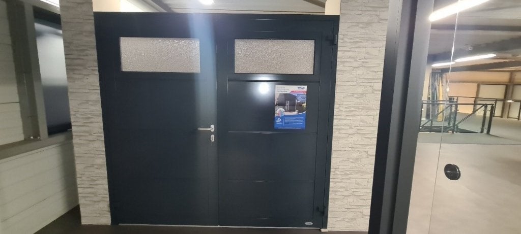 garagedeur, Doe-het-zelf en Verbouw, Deuren en Horren, Ophalen, 120 cm of meer, Garagedeur, Zo goed als nieuw