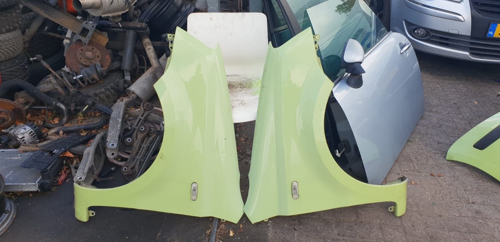 FIAT PANDA VOORSCHERMEN BJ 2004 TOT 2010, Gebruikt, -, -, Ophalen of Verzenden