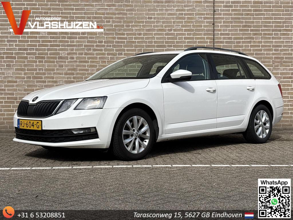 Skoda Octavia Combi 1.0 TSI Greentech Ambition Business Auto, Auto's, Skoda, Stof, 116 pk, Wit, Origineel Nederlands
