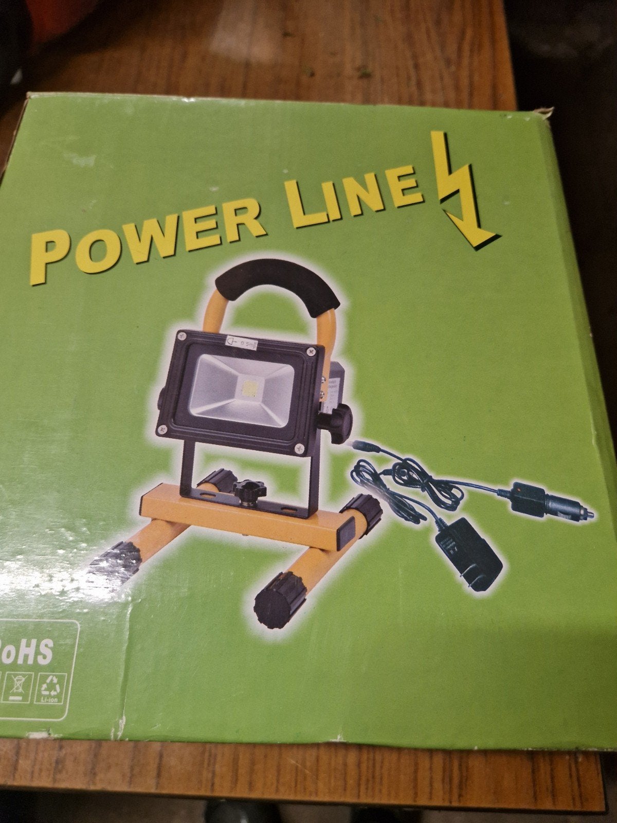 Oplaadbare LED Flood Light 20W/30W met standaard, Ophalen, Minder dan 50 watt, Lamp met armatuur, Nieuw