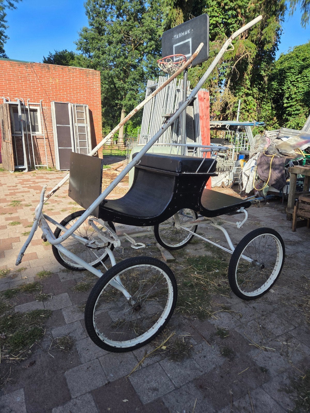 concourwagen/ ponykar., Ophalen