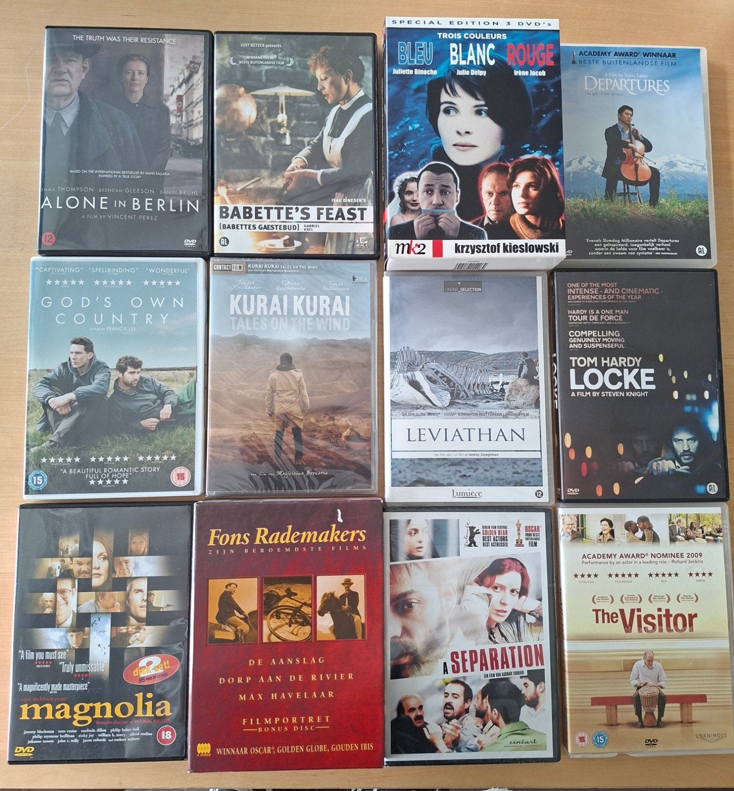 Diverse filmhuistitels, € 3 per stuk of 2 voor € 5, Alle leeftijden, Ophalen of Verzenden, Zo goed als nieuw