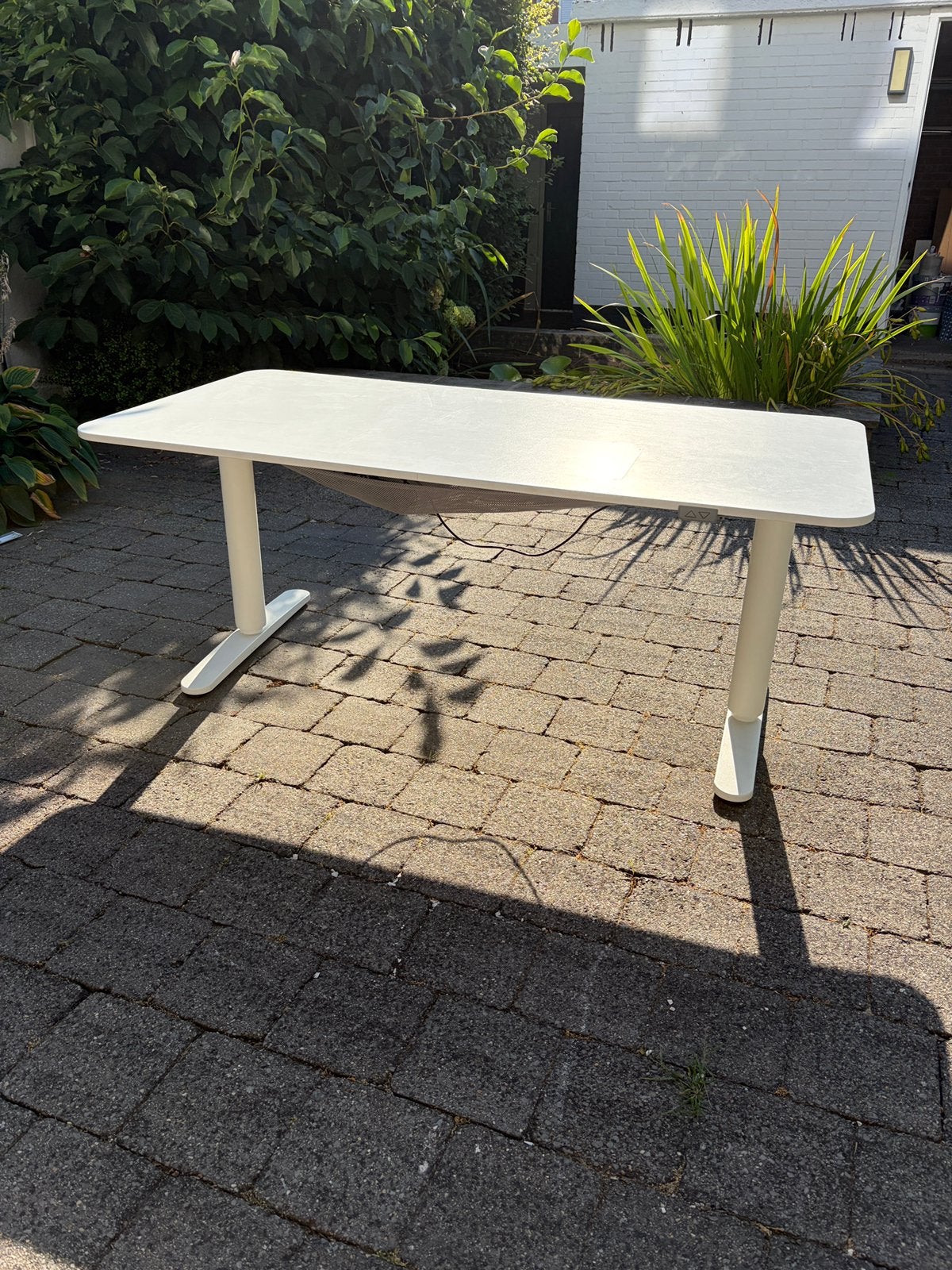 Ikea Bekant zit sta bureau, Huis en Inrichting, Ophalen, 180 cm, Zo goed als nieuw, IKEA