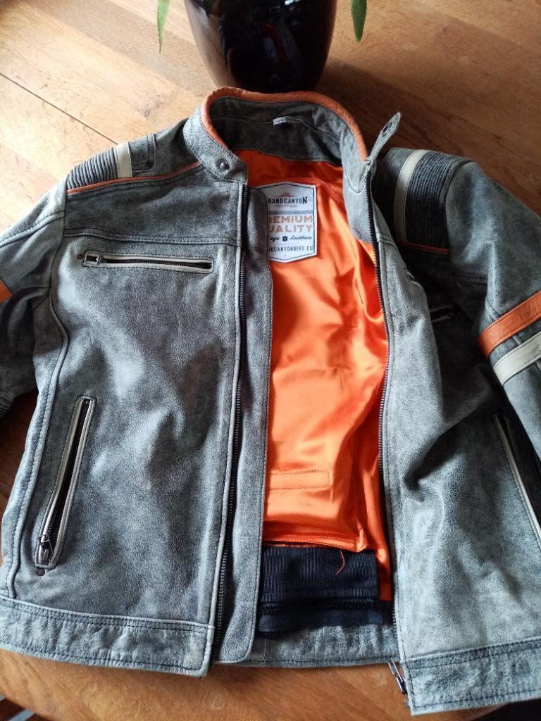 Motorjas, Ophalen, Heren, Jas | leer, Nieuw zonder kaartje