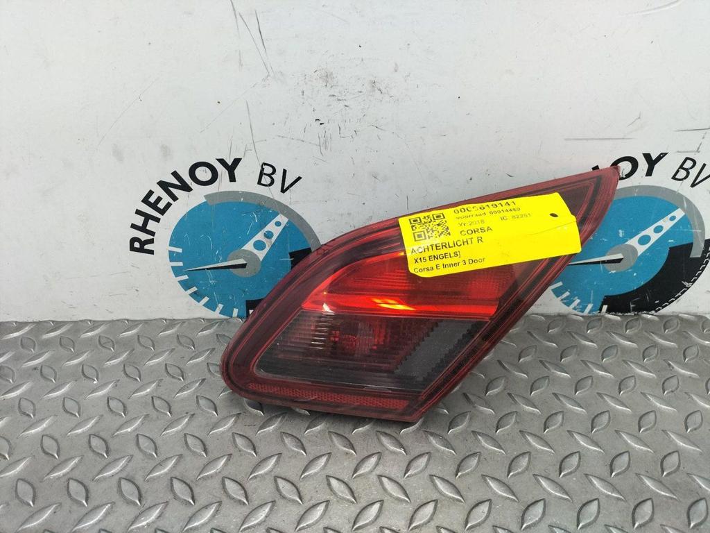 OPEL CORSA ACHTERLICHT R 2018, Auto-onderdelen, Ophalen of Verzenden, Gebruikt, ARN erkend