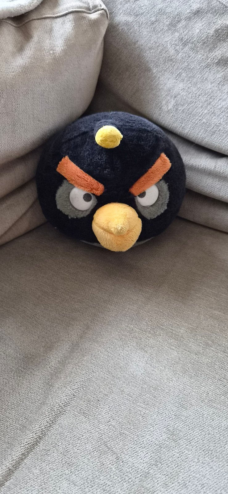 Angry Birds Bomb knuffel - Zwart pluche figuur, Kinderen en Baby's, Speelgoed | Knuffels en Pluche, Overige merken, Overige typen