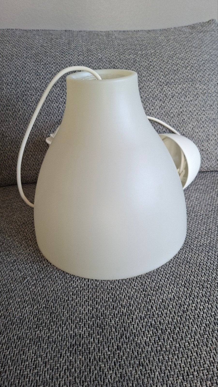 IKEA Melodi Hanglamp - Wit, Ophalen, Kunststof, Gebruikt, Overige fittingen