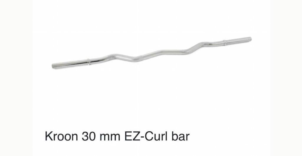 Te koop Kroon cruz bar fitnes 30 mm , in zeer goed staat., Ophalen, Zo goed als nieuw, Benen, Halterstangen