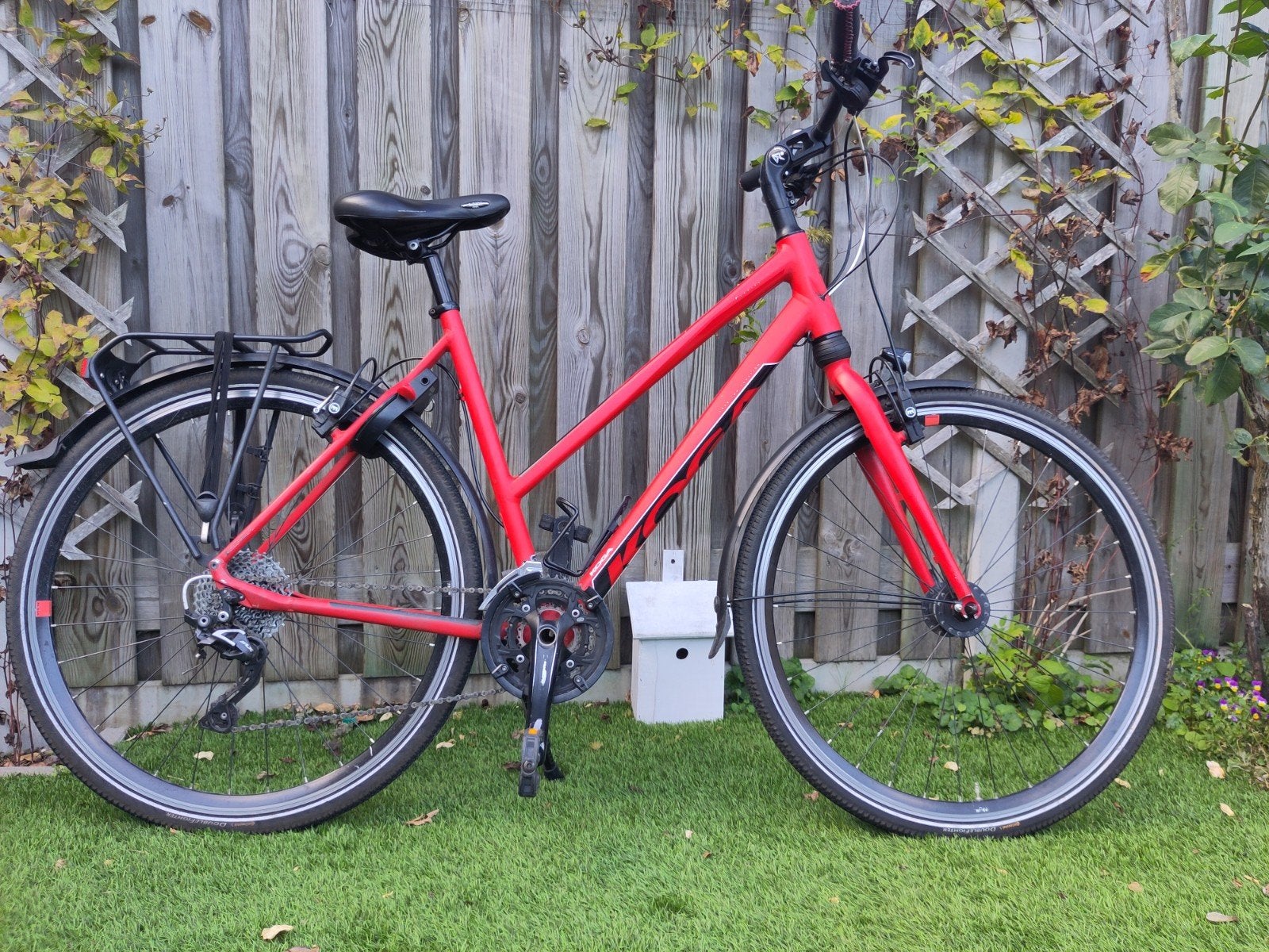 Rode KOGA fiets met Shimano Deore en SLX, frame 53 cm, Velgrem, Versnellingen, Ophalen, Overige merken