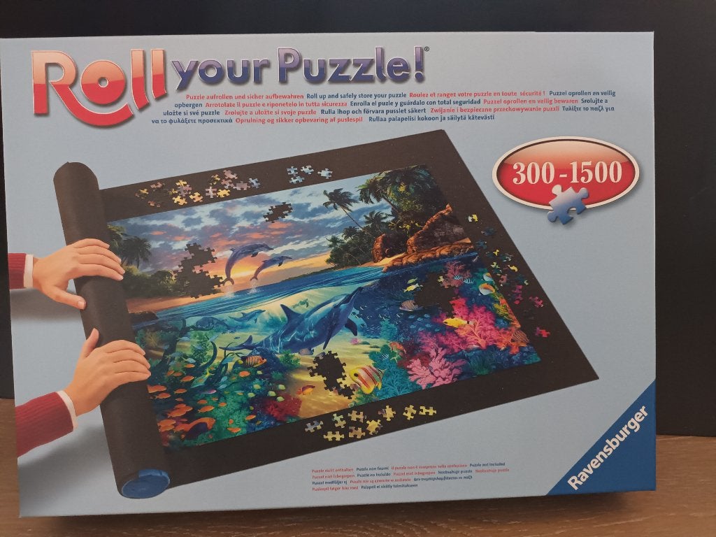 puzzel oprollen ravensburger roll your puzzle zo goed als ni, Ophalen of Verzenden, 500 t/m 1500 stukjes, Zo goed als nieuw, Legpuzzel