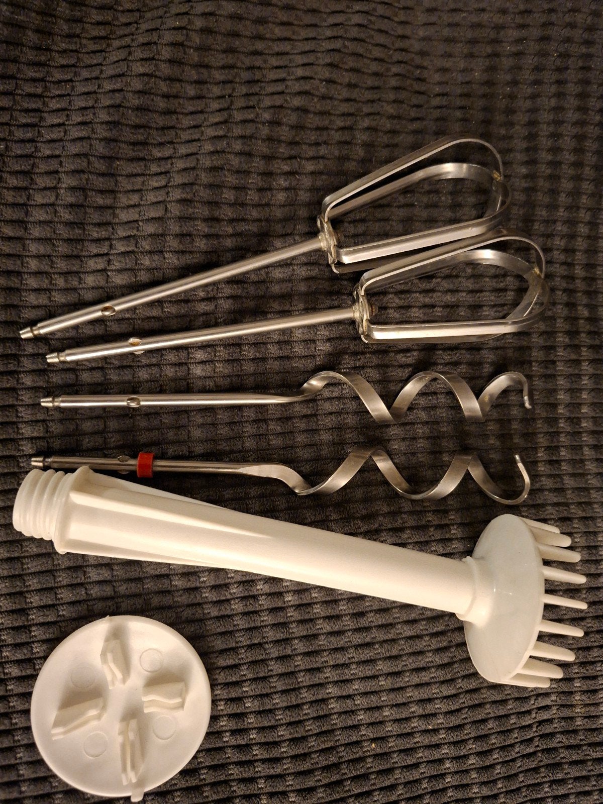 Mixer accessoires: Gardes, deeghaken en pureerstaaf, Ophalen of Verzenden, Gebruikt, 3 snelheden of meer