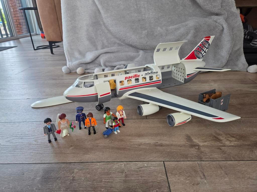 Playmobil cargo vliegtuig, Ophalen, Gebruikt