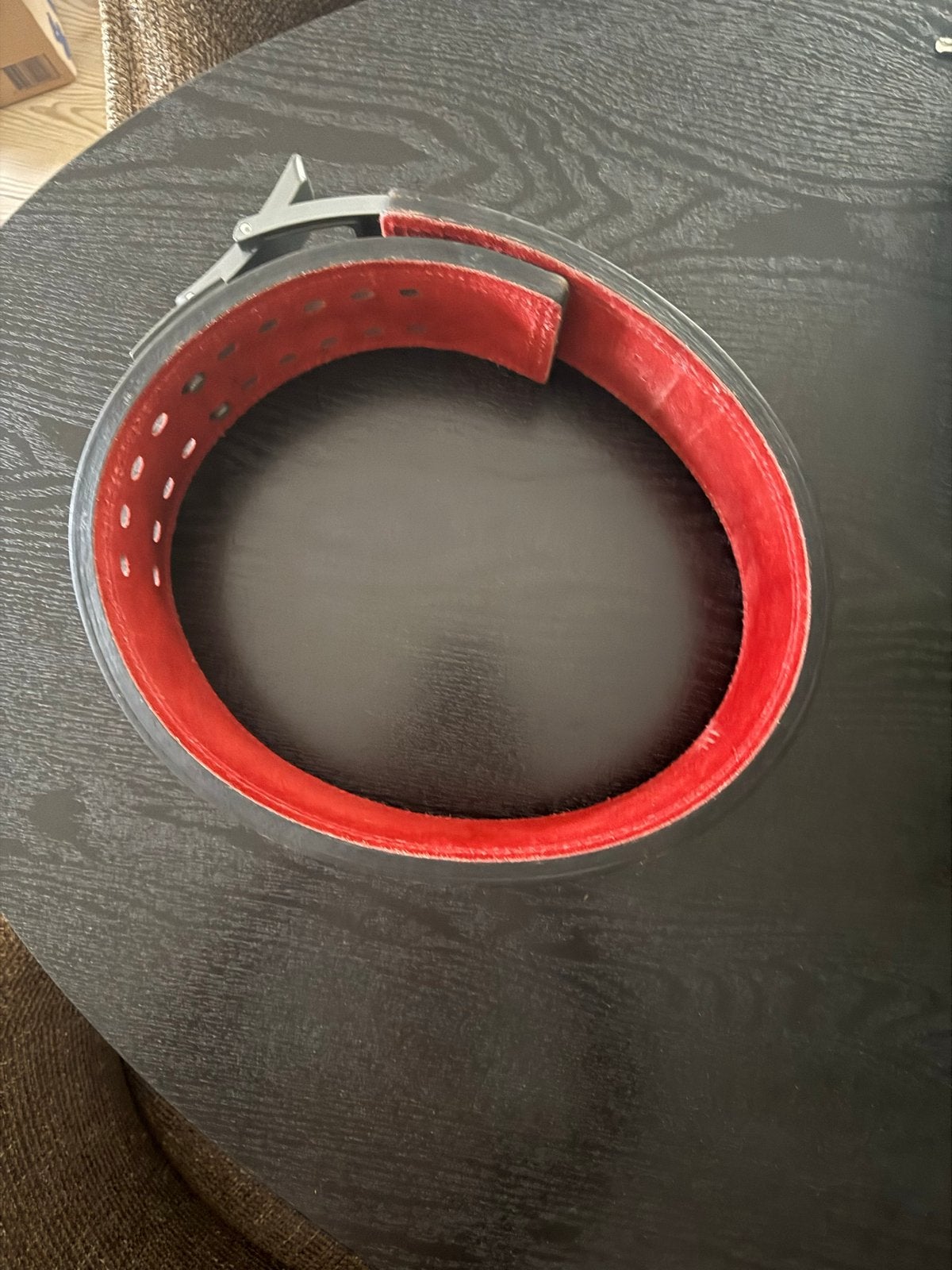 SBD Powerlifting Belt 13 mm Maat L, Sport en Fitness, Fitnessmaterialen, Ophalen, Gebruikt, Rug, Halterriem