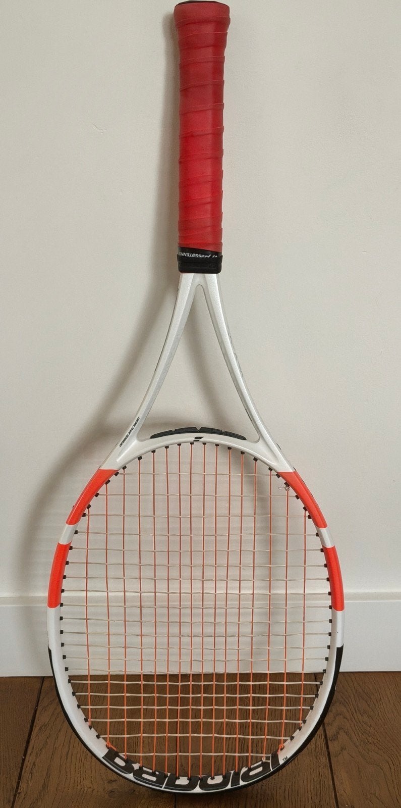 Babolat Pure Strike 100 incl. tas, L2, Ophalen of Verzenden, Zo goed als nieuw, Racket