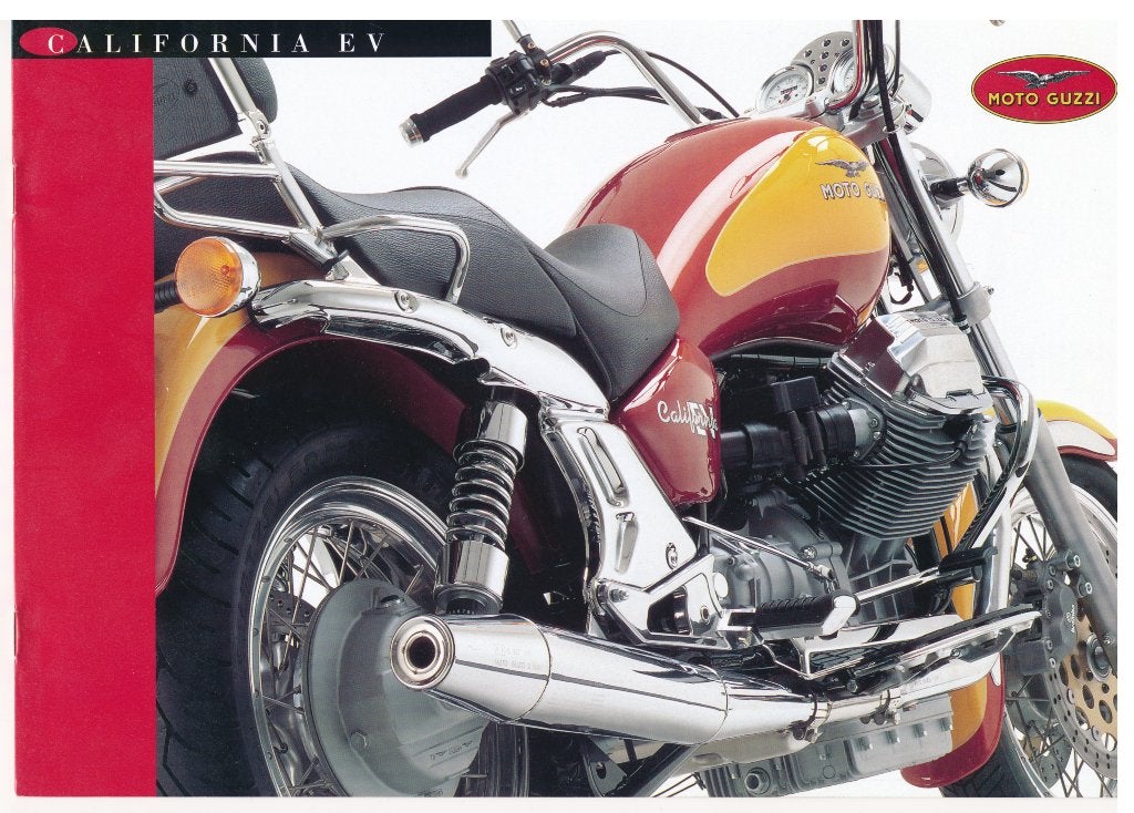 Moto Guzzi California EV brochure, FULL SIZE NEW, Ophalen of Verzenden, Nieuw, Motoren