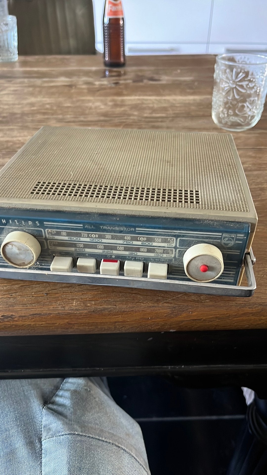 Philips All Transistor draagbare (auto)radio