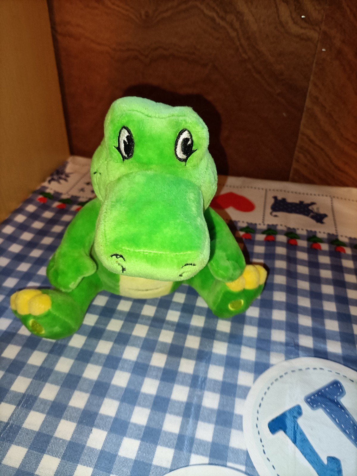 Dino knuffel Julianatoren 20 cm groot, Ophalen of Verzenden, Zo goed als nieuw, Overige typen