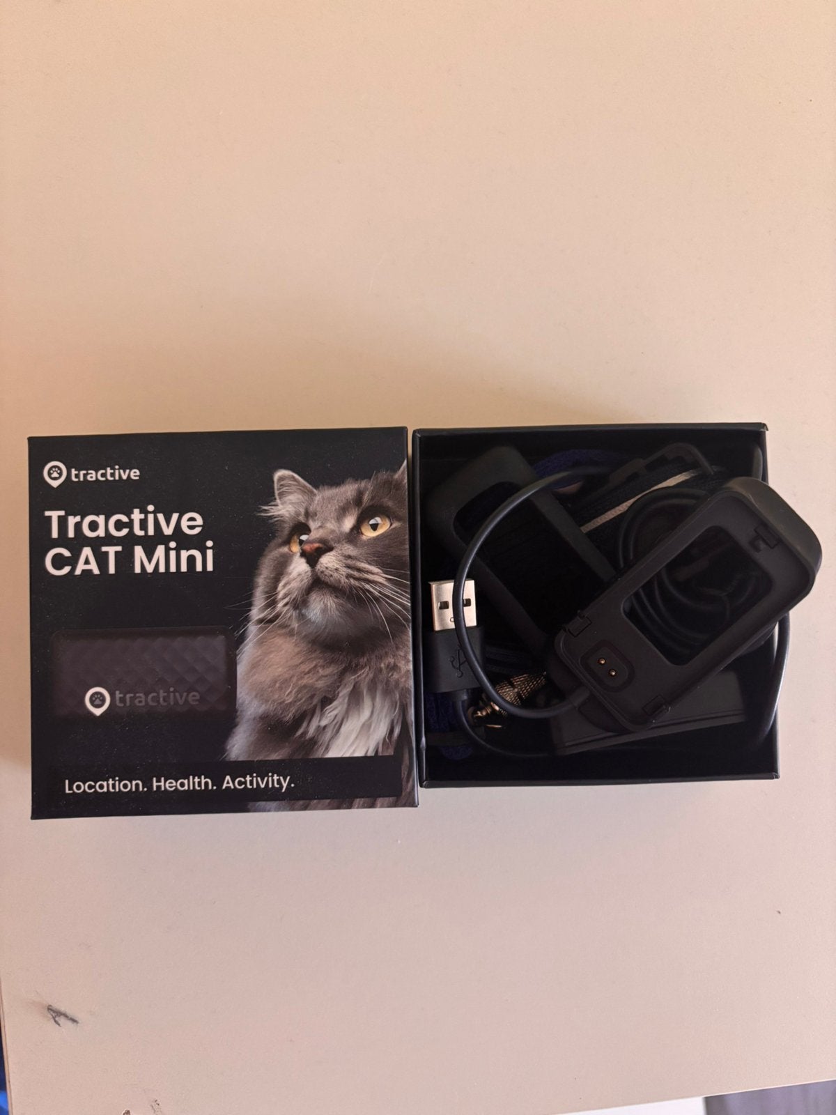 Tractive CAT Mini GPS Tracker, Ophalen of Verzenden, GPS, Zo goed als nieuw