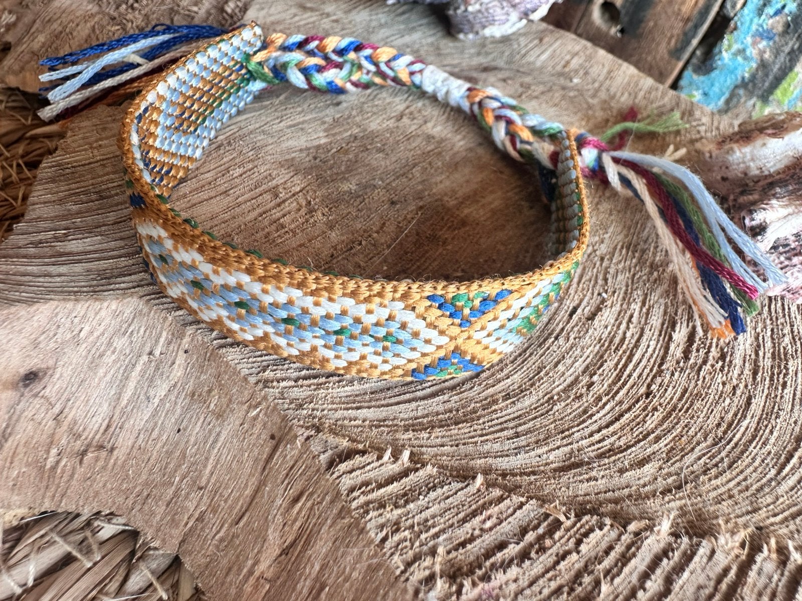 Boho armband / woven bracelet / multilayer / nieuw, Ophalen of Verzenden, Nieuw