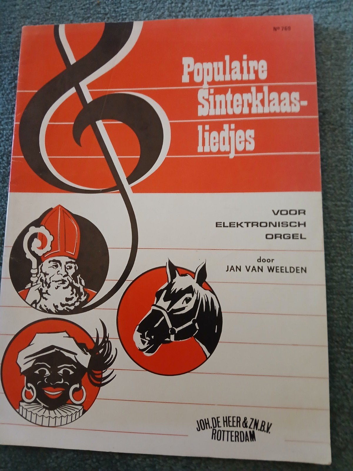 Populaire Sinterklaasliedjes voor Elektronisch Orgel, Ophalen of Verzenden