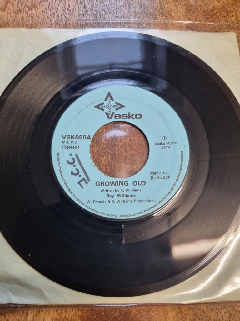 7"Ray Williams – Growing Old nr51, Cd's en Dvd's, Vinyl Singles, Ophalen of Verzenden, Zo goed als nieuw, Pop