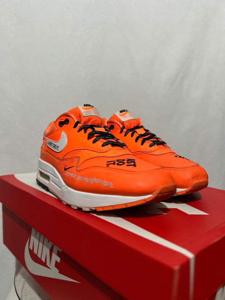 ALS NIEUW! Maat 40 - Nike Air Max 1 Just Do It Orange LX, Overige kleuren, Verzenden, Nike, Nike