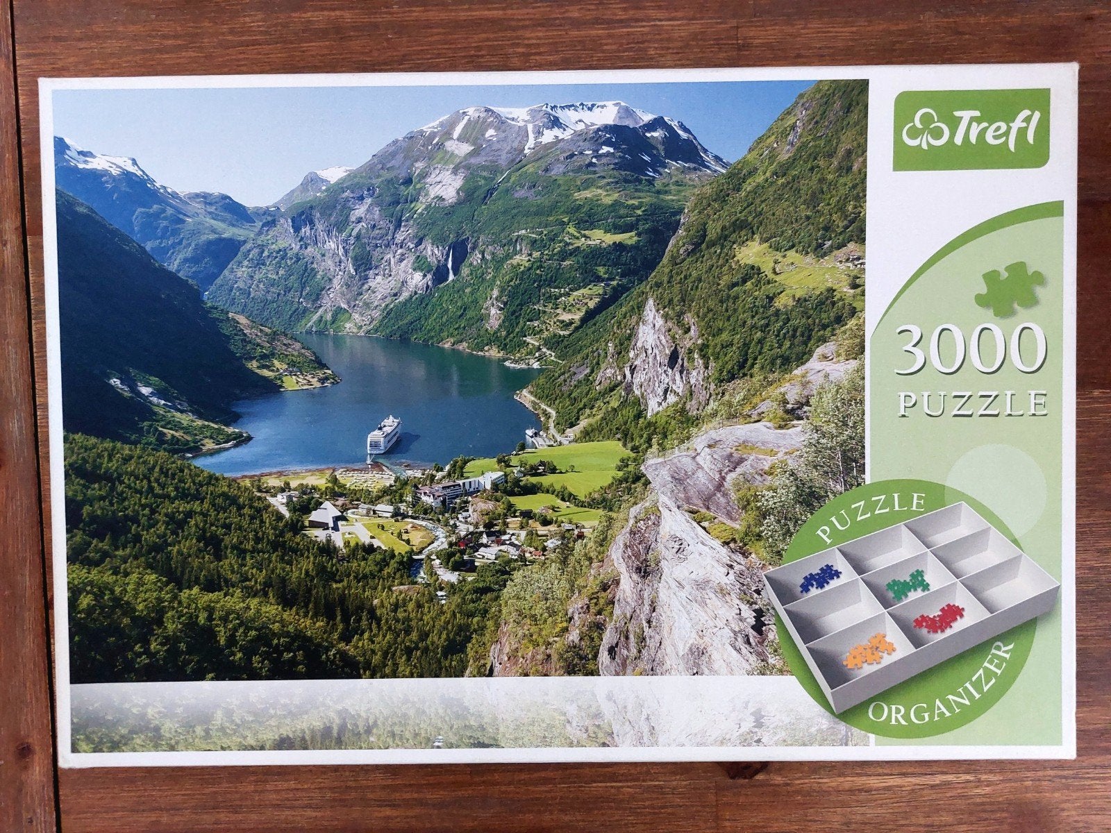 Trefl 3000 stukjes Noorwegen, Ophalen of Verzenden, Meer dan 1500 stukjes, Gebruikt, Legpuzzel