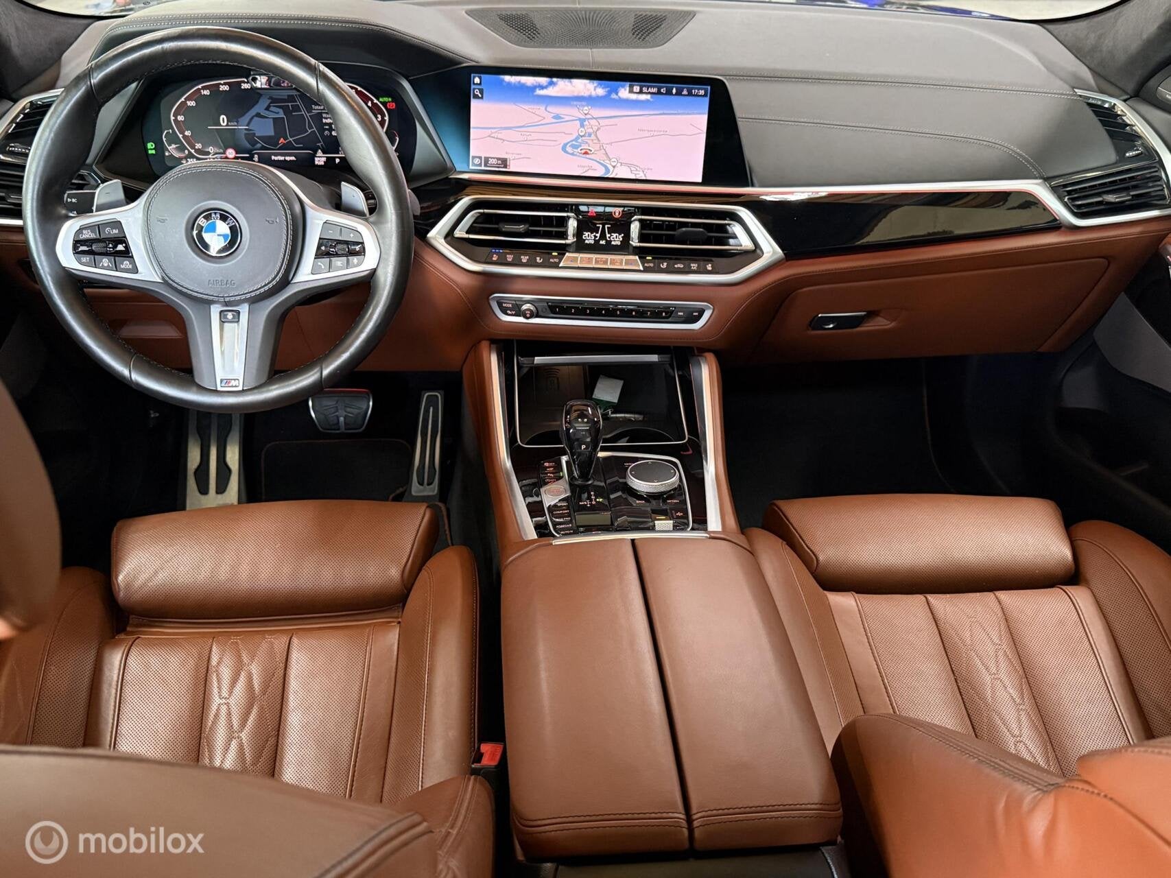 BMW X6 xDrive40i M-Sport Indivudual Laser Luchtv.Trekh.VOL!, Auto's, Automaat, Gebruikt, Euro 6, Blauw