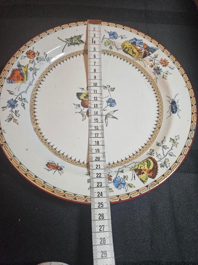 Oud bord van Petrus regout, Antiek en Kunst, Antiek | Servies los, Ophalen of Verzenden