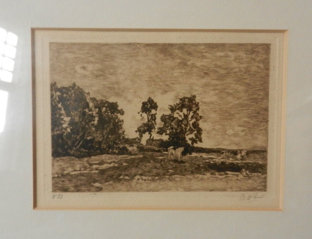 Ets Weide met koeien Willem de Zwart (1862-1931) vW23 14x20, Antiek en Kunst, Ets, Origineel, Ophalen of Verzenden, 14 cm