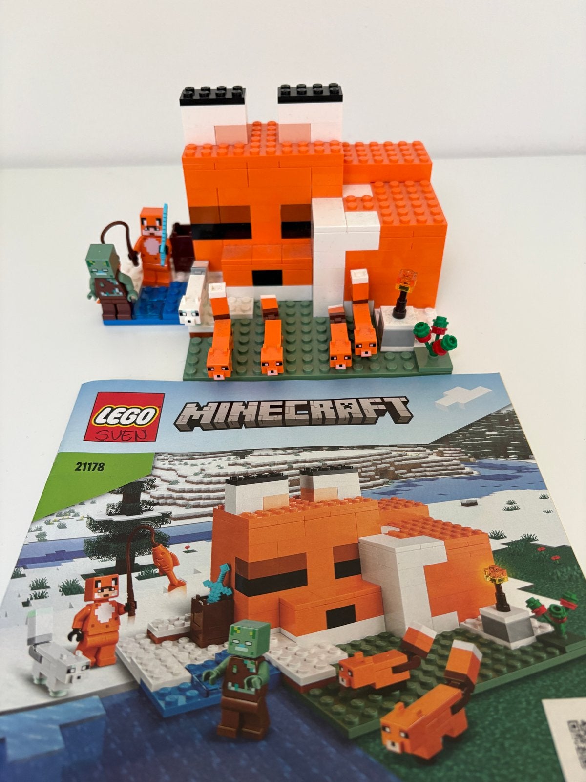 Grote collectie LEGO Minecraft sets met handleidingen, Ophalen, Gebruikt