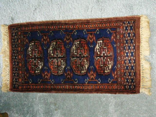 Perzisch Wollen Tapijt/Kleed 31x62 CM, Ophalen, Zo goed als nieuw, Rechthoekig, 200 cm of meer